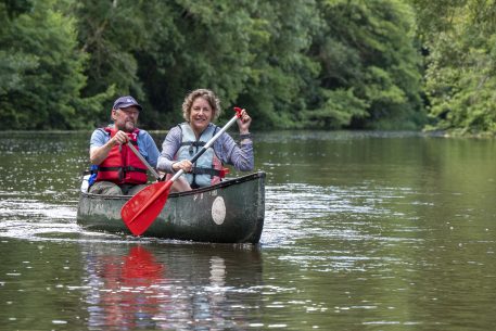 Natuurbelevenis vanop het water - foto: Walther De Munter