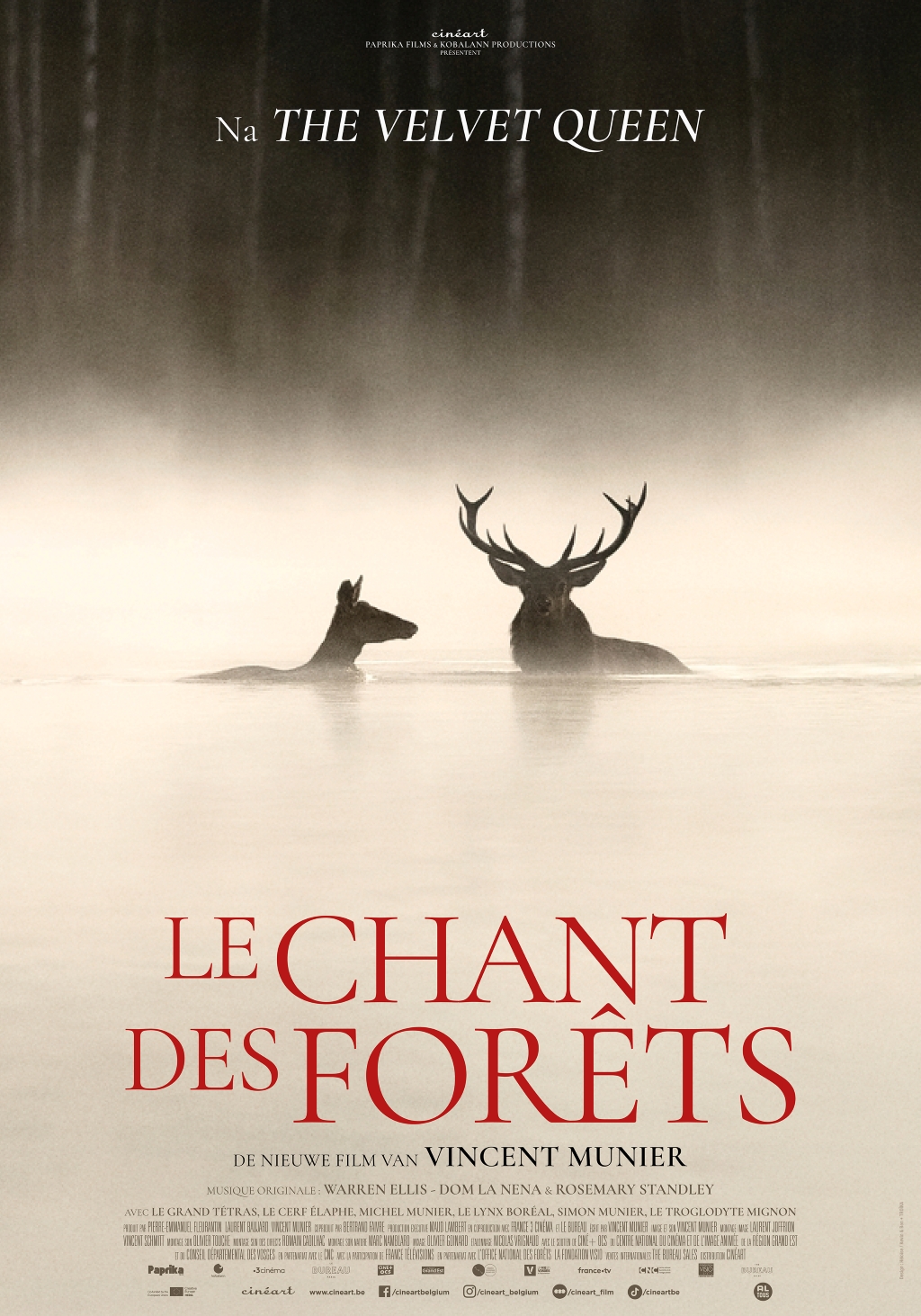 Affiche 'Le Chant des Forêts' - Vincent Munier