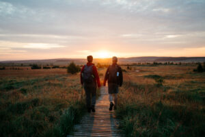 Wandelen door open venen - foto: Chris Eyre