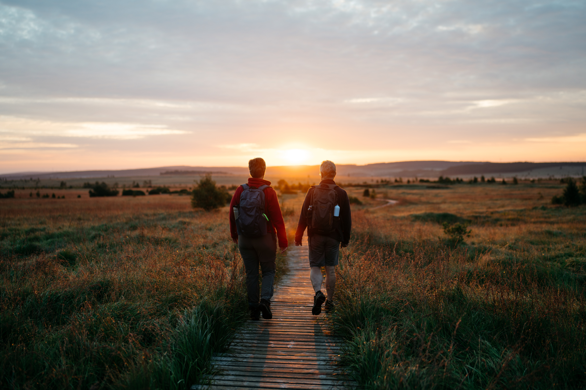 Wandelen door open venen - foto: Chris Eyre