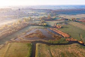 Damme vanuit de lucht - foto: Wim Dirckx
