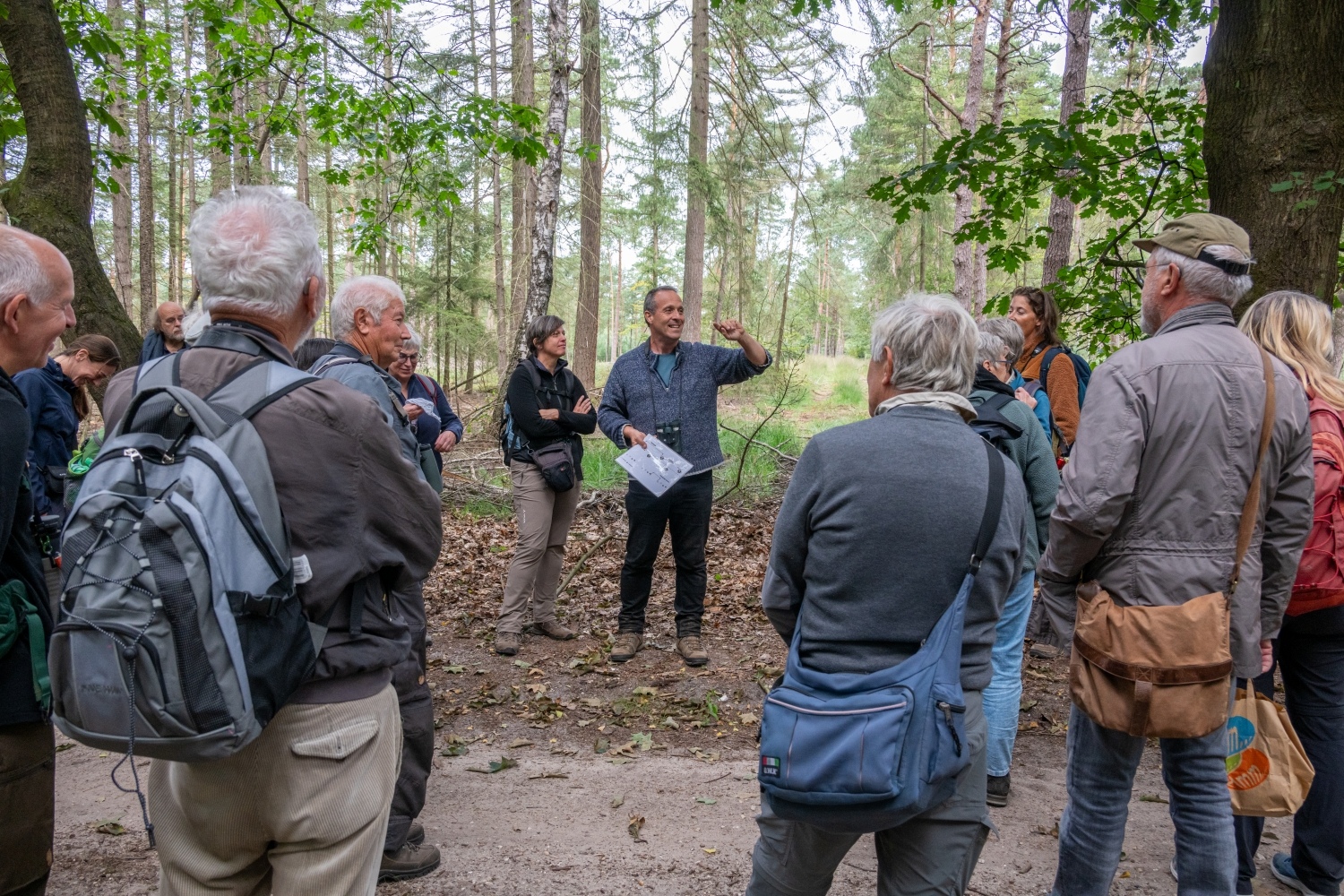 Excursie wolvensporen - foto: Katrien Quartier